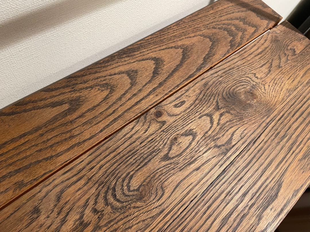 オーク材4段オープンシェルフ