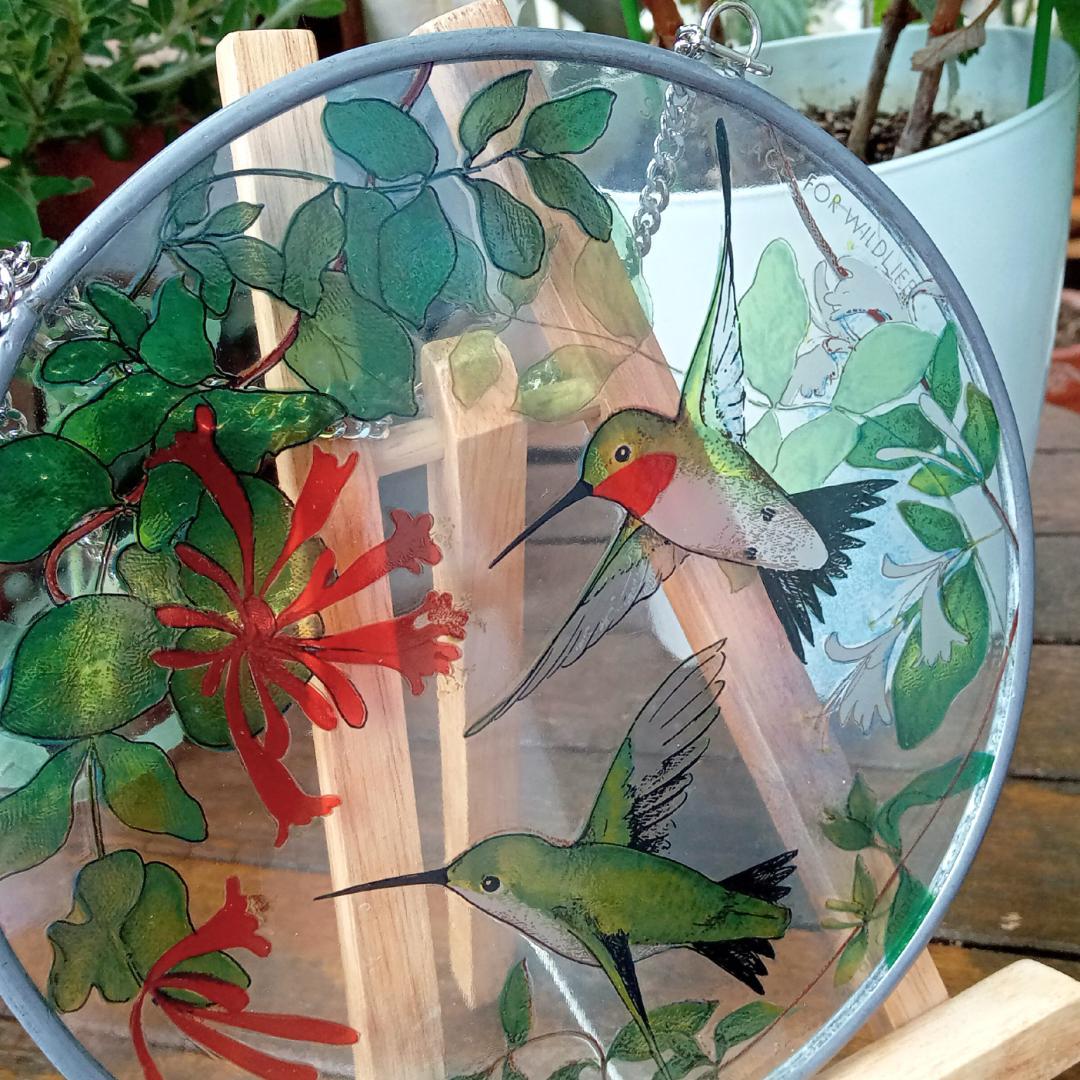 トロント・ステンドグラス Hummingbird ハミングバード ハチドリ