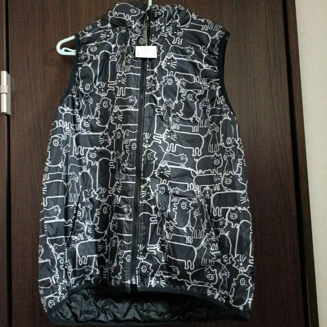 いちご2点新品/ドラッグストアーズ/ダウンベスト/リバーシブル/F