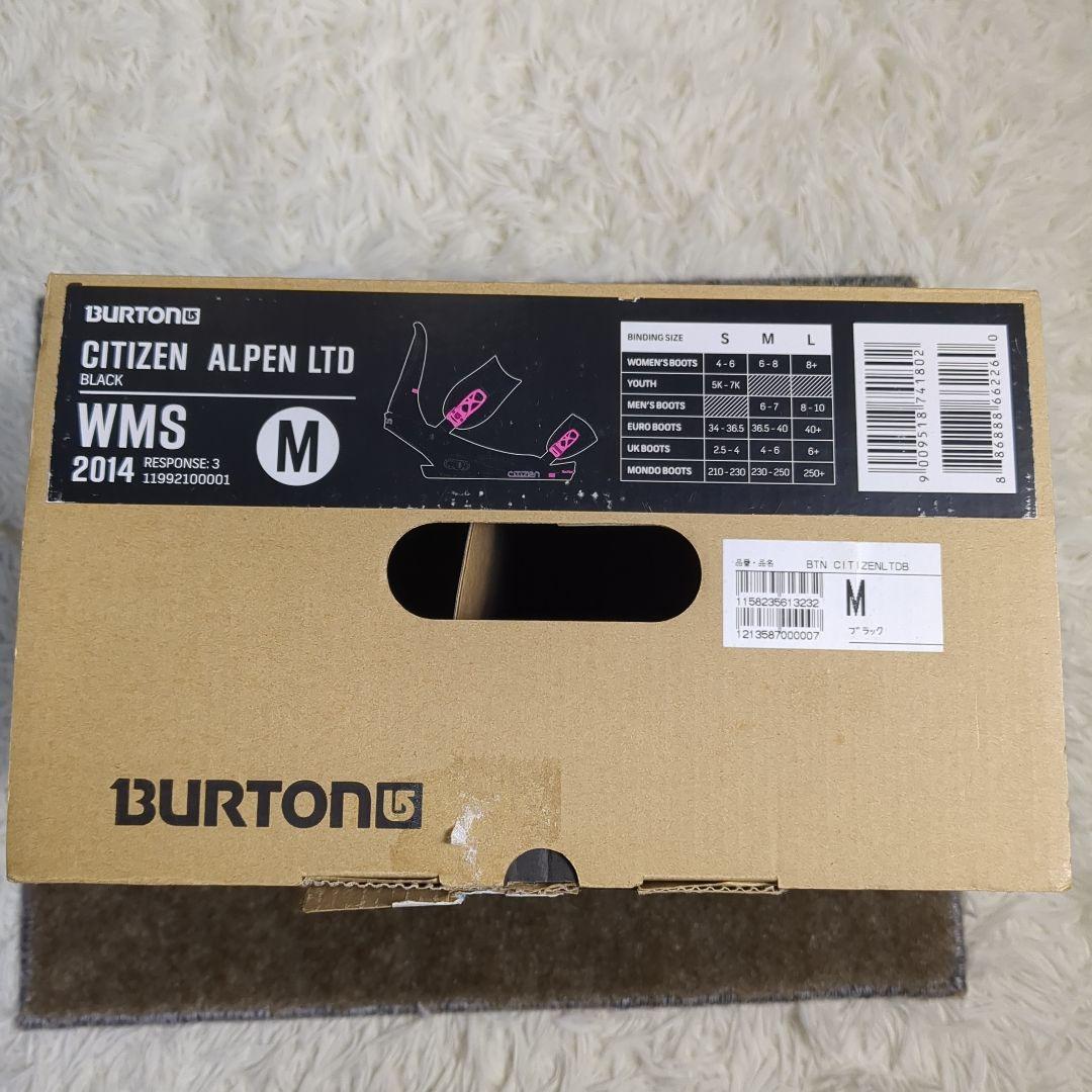 【未使用✨BURTON✨M】ビンディング バインディング 2014モデル
