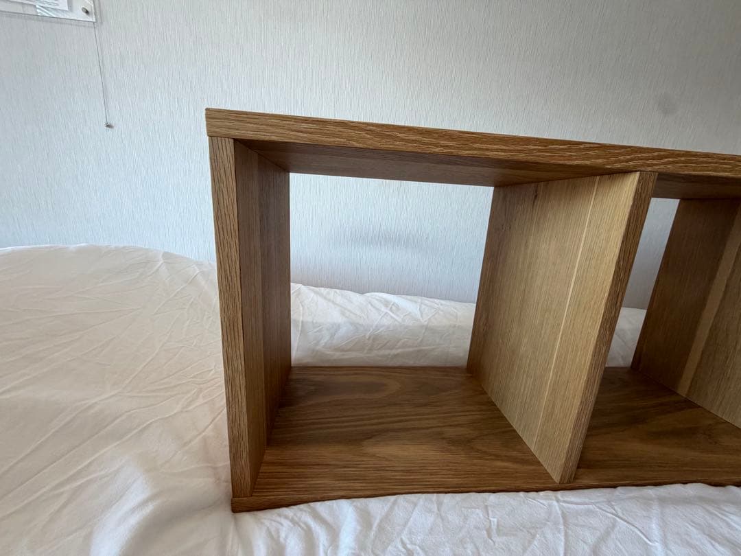 【美品】スタッキングシェルフ・３段・オーク材