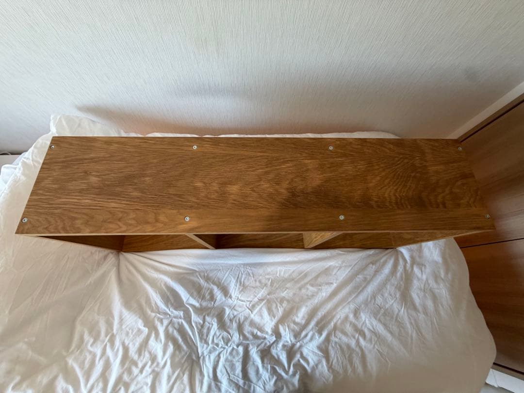 【美品】スタッキングシェルフ・３段・オーク材