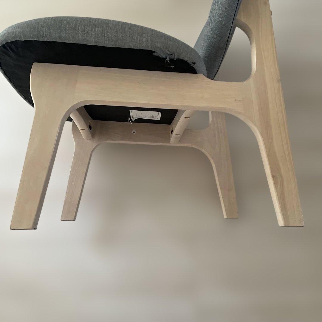 【旧モデル】ニトリ 1人用チェア (Nシールド リラックスワイド WW/GY)