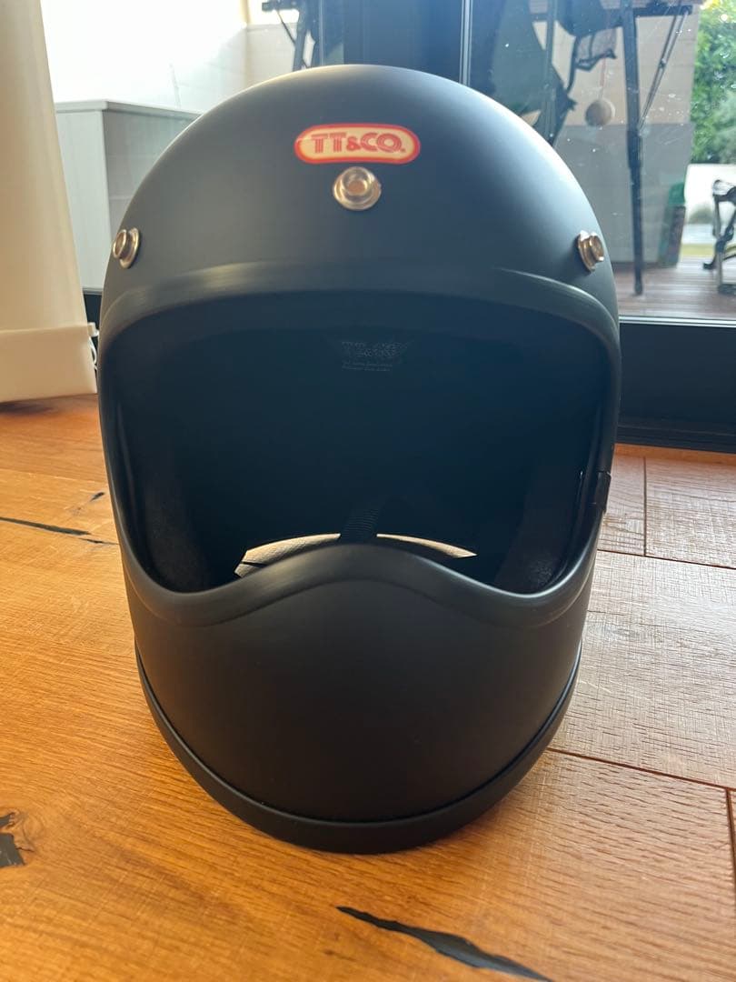 【新品同様】TT＆Coトゥーカッターマットブラック 専用バイザーミラーゴーグル付
