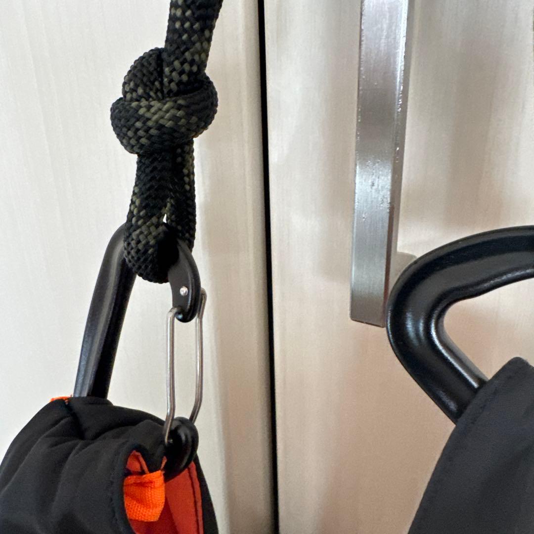 OUTDOOR ティアードトートフリルバッグ ブラック