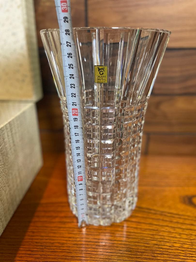 Kagami crystals クリスタル花瓶　大型　重さ約5.2kg 高級