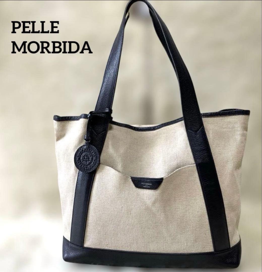 PELLE MORBIDA　ペッレモルビダ　トートバッグ　キャンバス　A４可能