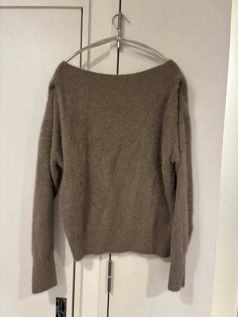 CADUNE フォックスカシミヤオフショルニット