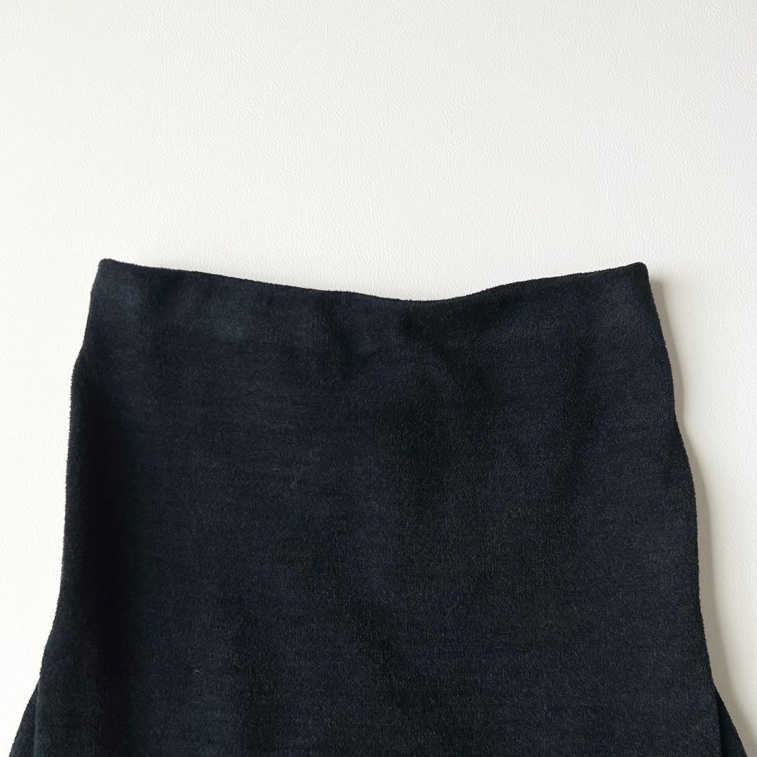 4943【美品】マディソンブルー　サイドタックマーメイドスカート 23年　黒