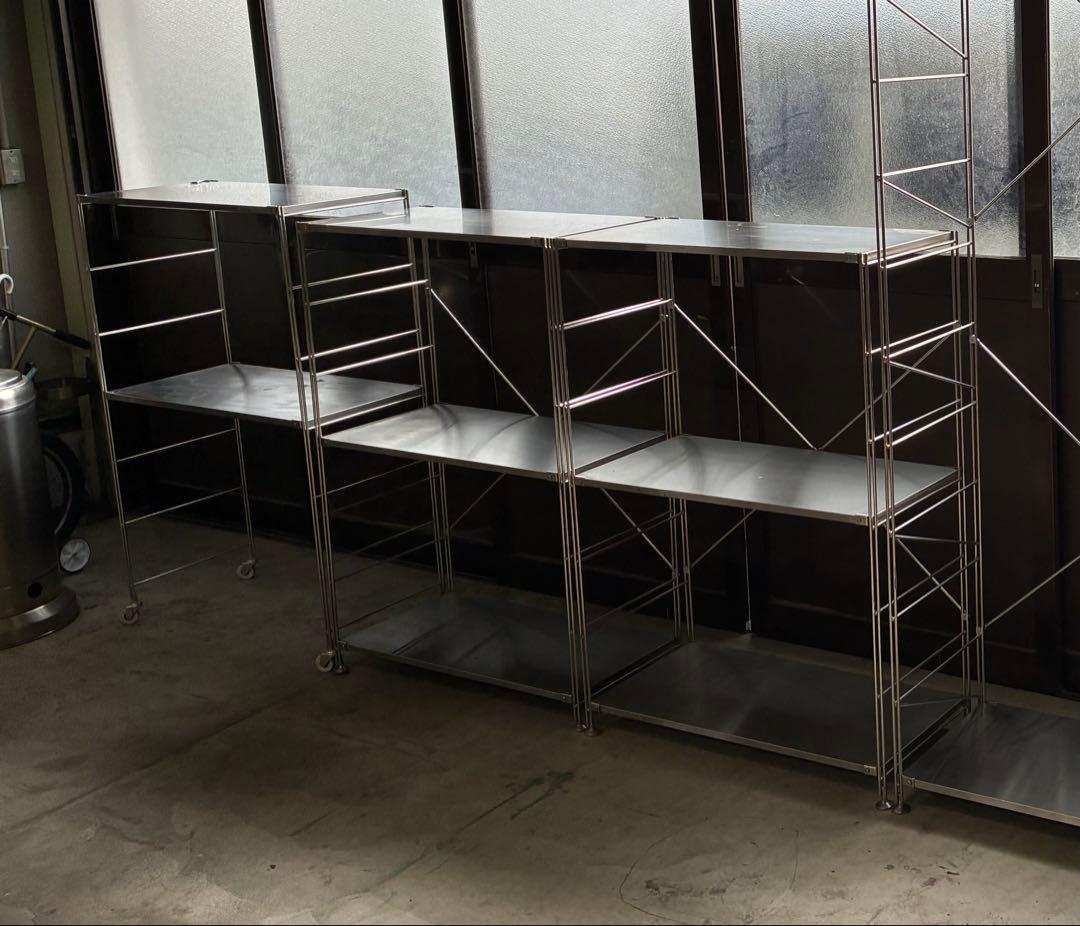 無印良品 ステンレスユニットシェルフ　3組