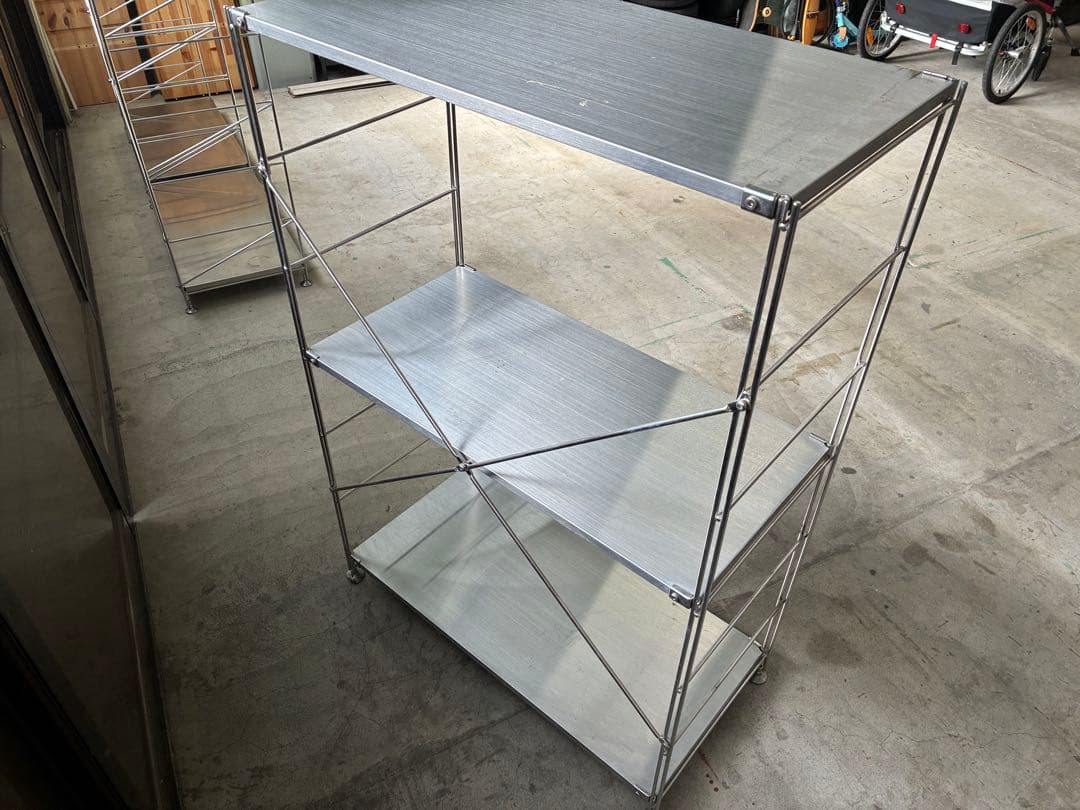 無印良品 ステンレスユニットシェルフ　3組