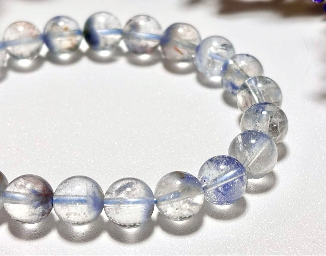 最高品質　蒼き妖精の輝き　幻のデュモルチェライトイングレートネイチャークォーツ