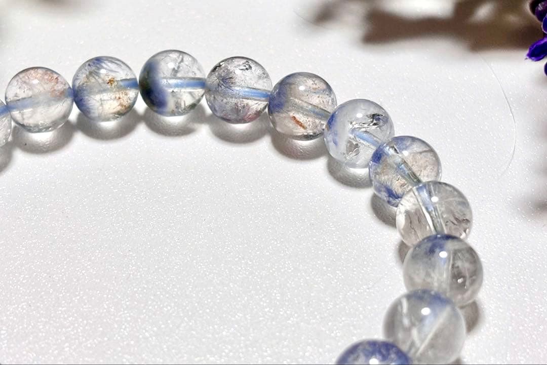 最高品質　蒼き妖精の輝き　幻のデュモルチェライトイングレートネイチャークォーツ