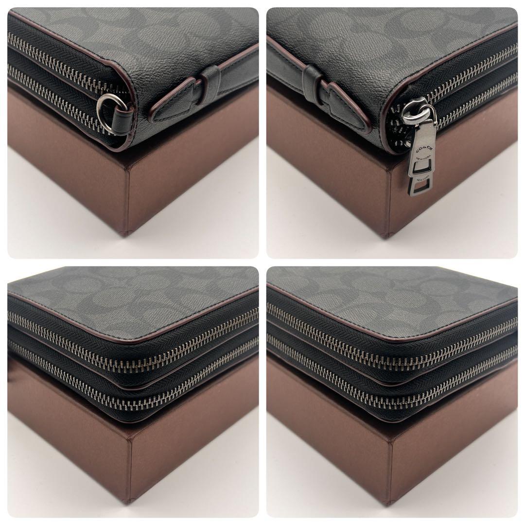 ✨レア美品✨ COACH コーチ オーガナイザー 長財布 レザー 高級 希少性大