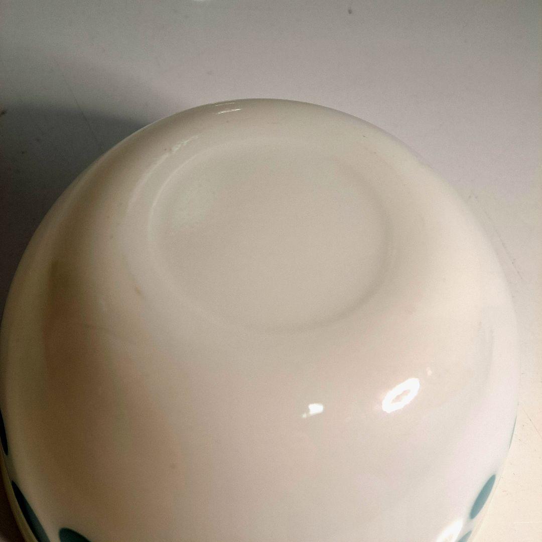 ヘーゼルアトラス　ミキシングボウル　ポルカドット　4Pセット　ヴィンテージ