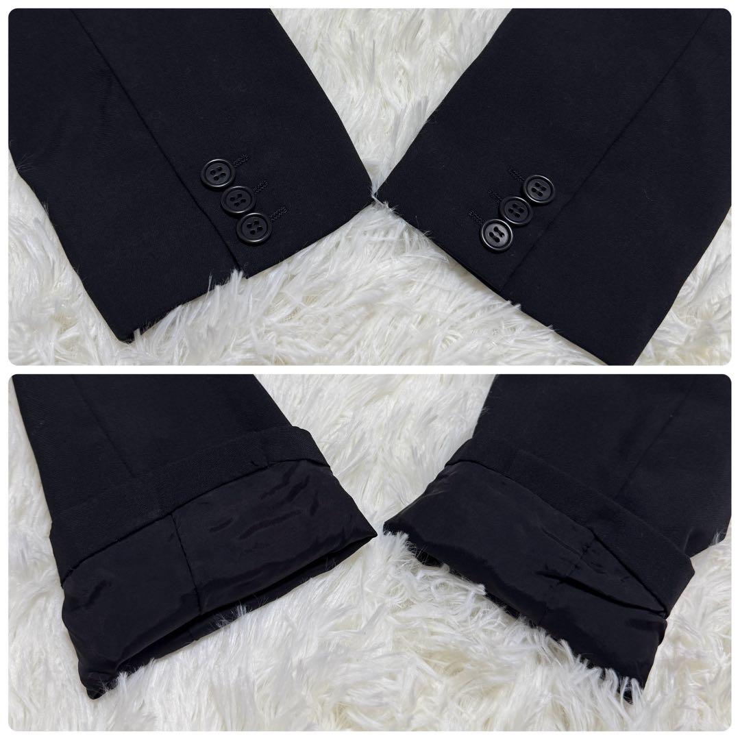 ポールスミス［40］パンツスーツ セットアップ ウール ブラック ストレート