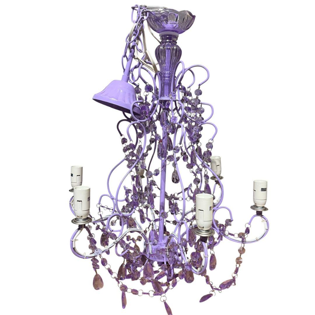 【ロココ調】 シャンデリア 照明 天井照明 アンティーク 調 6灯