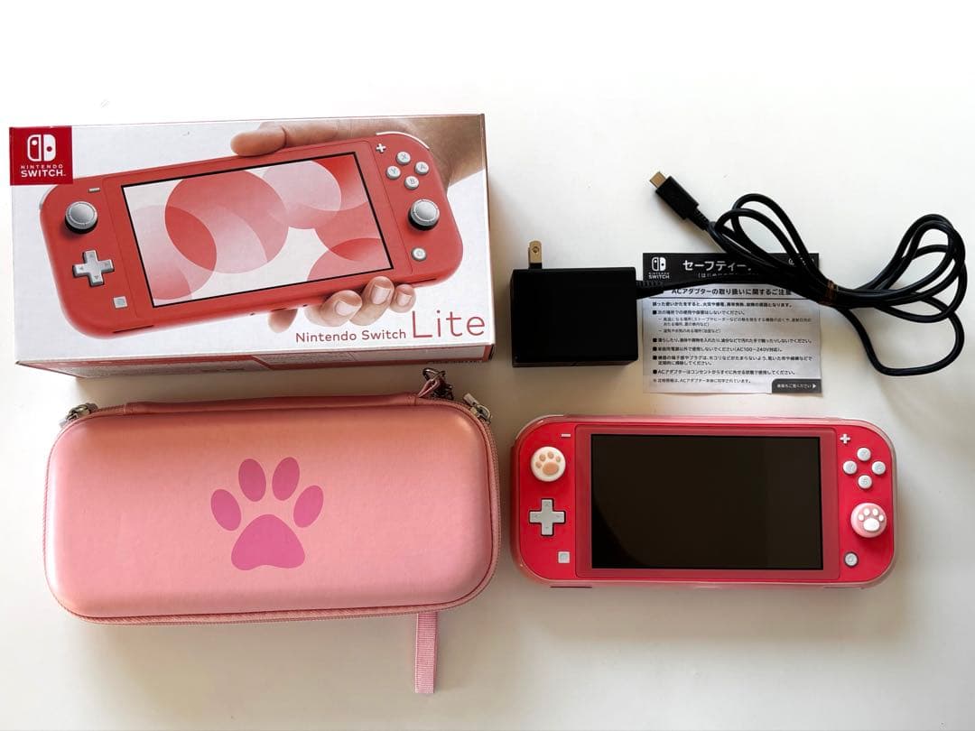 Nintendo Switch Lite ピンク 本体　その他セット