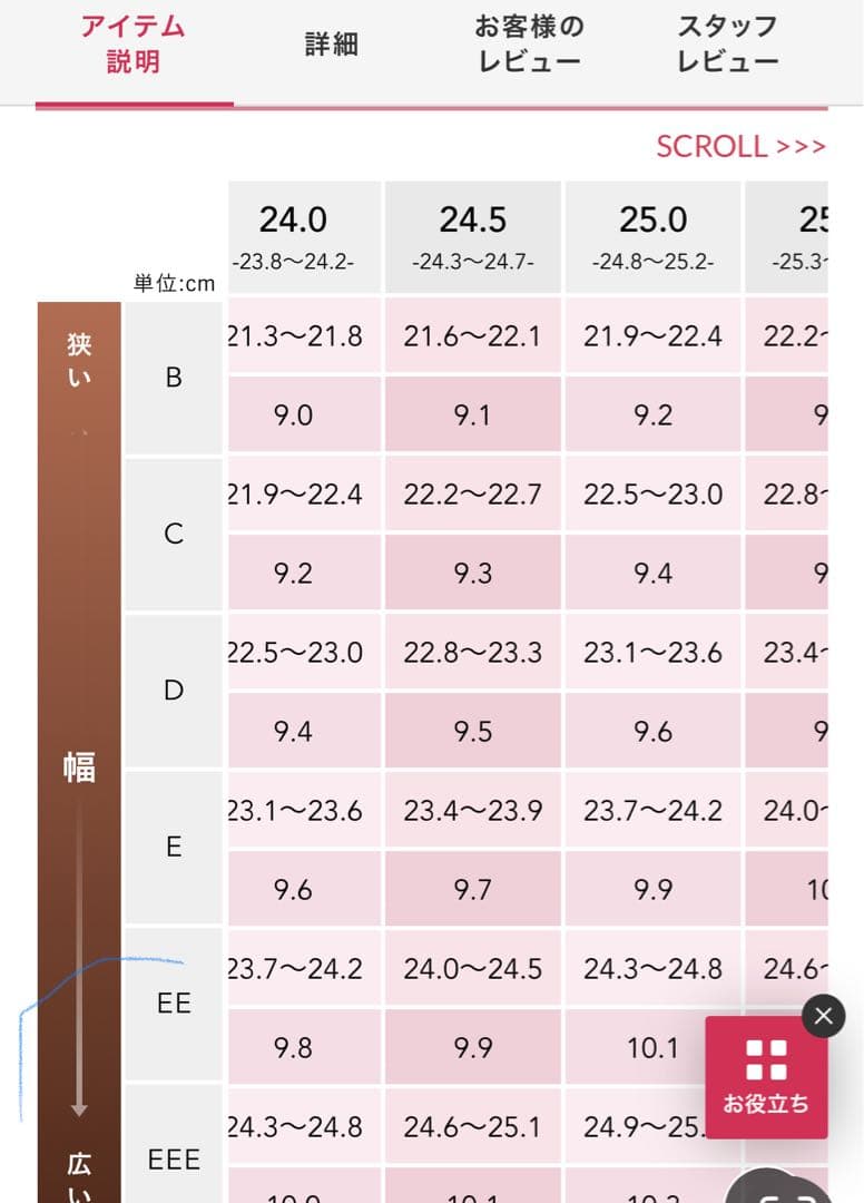 値下げ！サクセスウォークSuccess walk 25cm 2E 未使用
