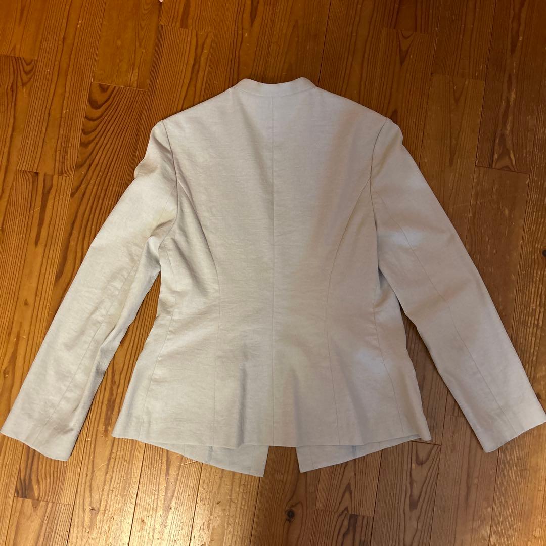 theory セオリー　グレージュ　サマーパンツスーツ