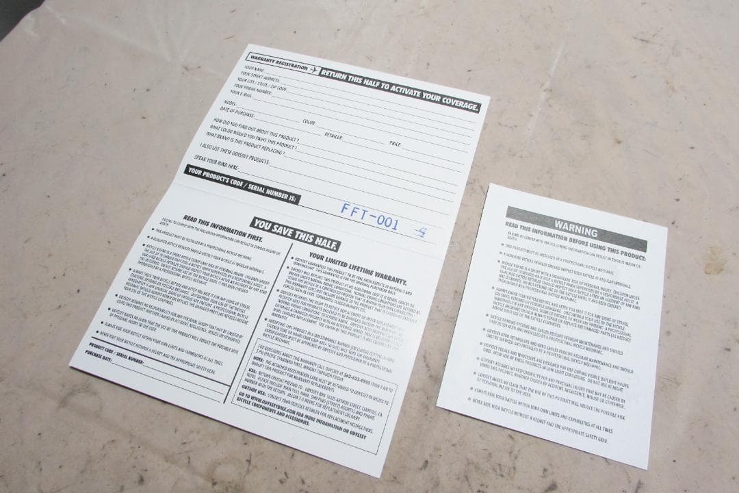 BMX フォーク / フラット ODYSSEY FlatClassic Fork