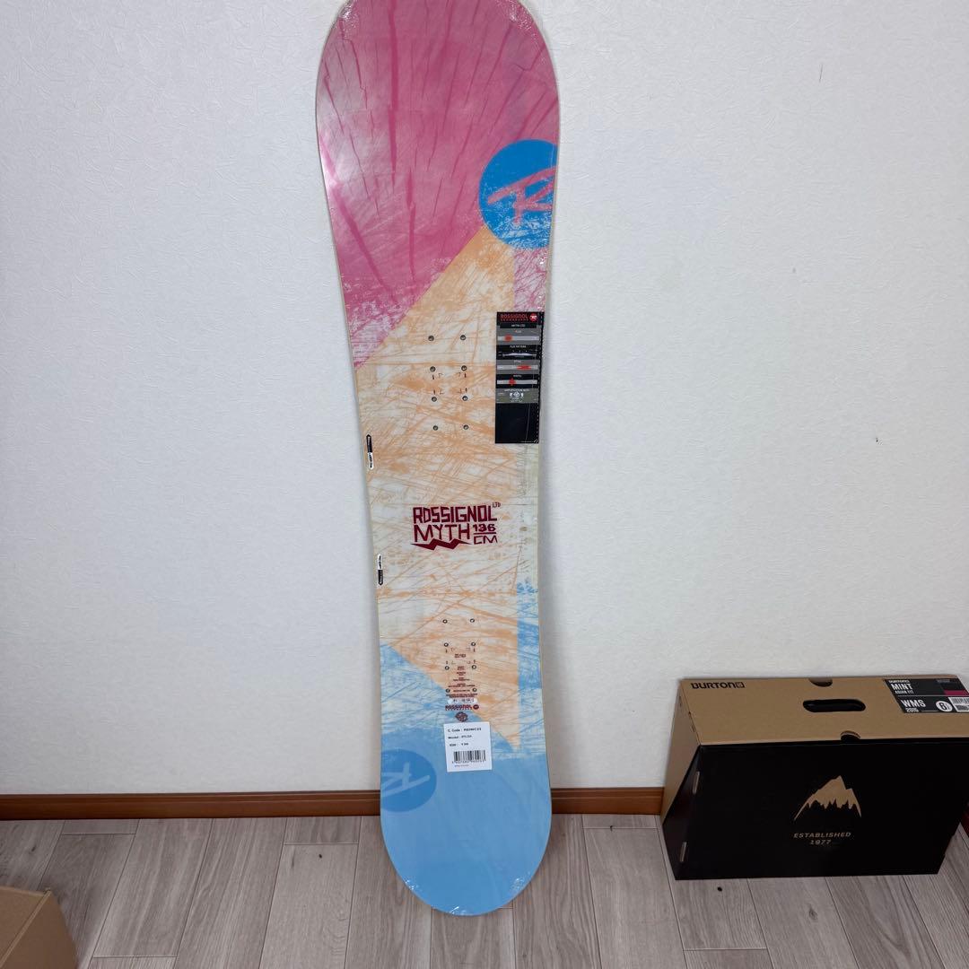 専用ROSSIGNOL MYTH 136cm レディーススノーボードセット新品