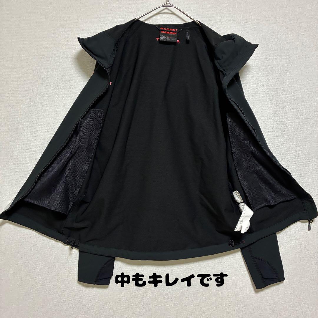 美品　マムート　ソフテッククライムライトジャケット　マウンテンパーカー　黒　Ｍ