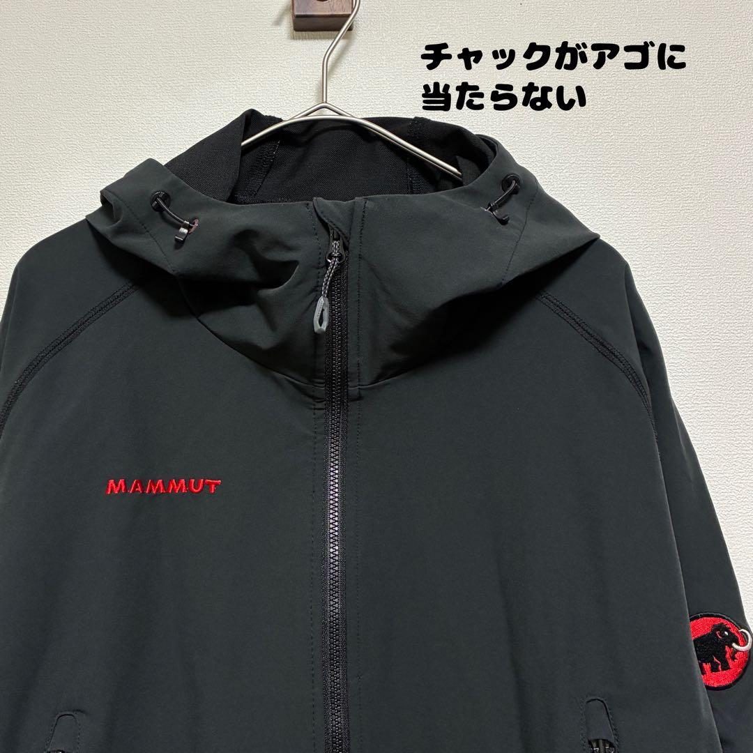 美品　マムート　ソフテッククライムライトジャケット　マウンテンパーカー　黒　Ｍ