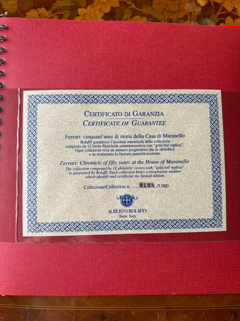 フェラーリ 50周年記念アルバム 1947-1997 限定 5000