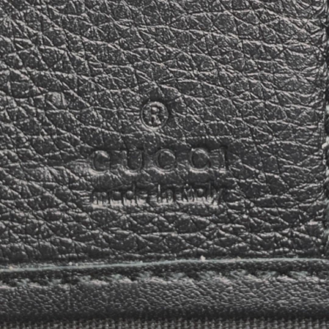 GUCCI GG ソーホー レザー 長財布 ラウンドジップ ロングウォレット