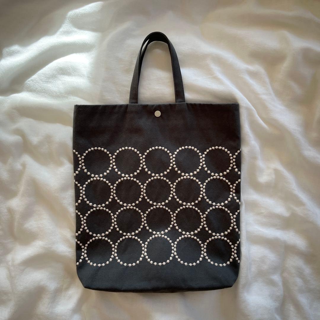 ミナペルホネン　トートバッグ　タンバリン