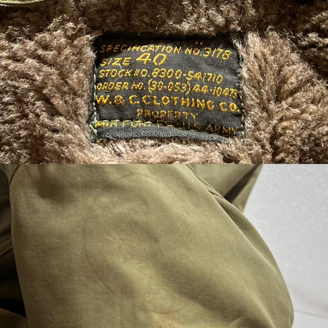 40s USAAF B-11　フライトジャケット　ムートン襟　パーカー　40