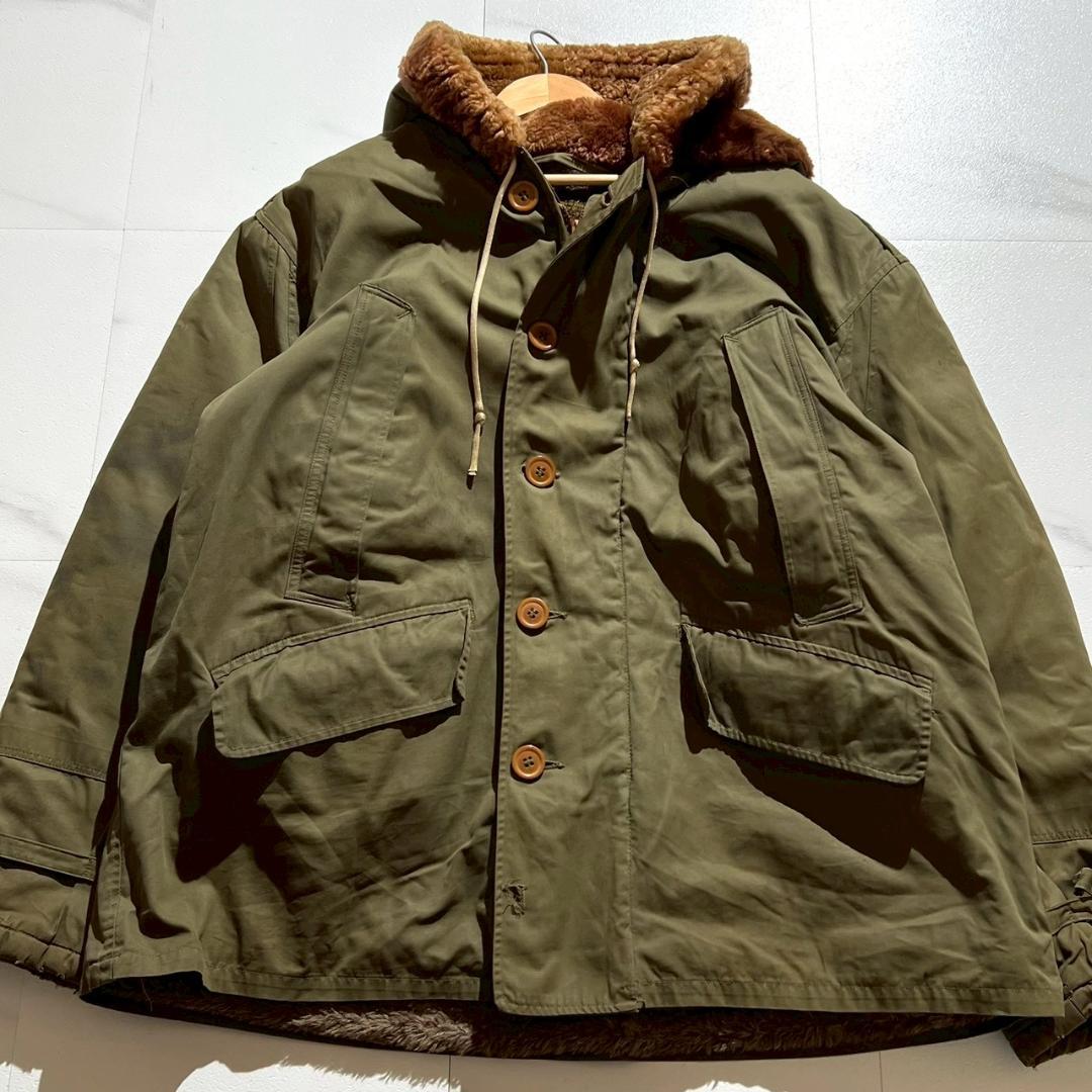 40s USAAF B-11　フライトジャケット　ムートン襟　パーカー　40