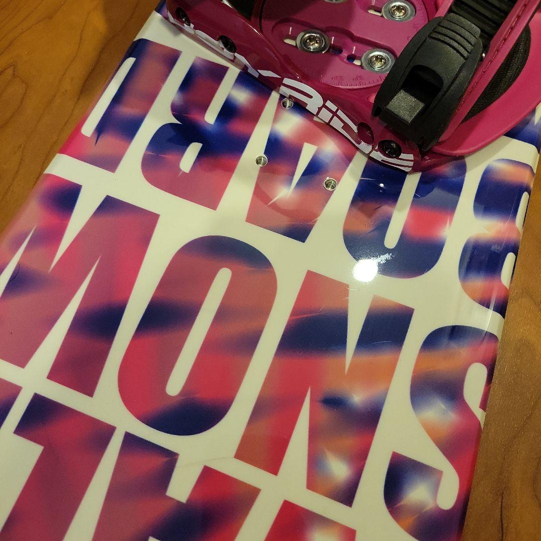 スノーボード 板 ヴィンディング AIRWALK ピンク ホワイト 145cm