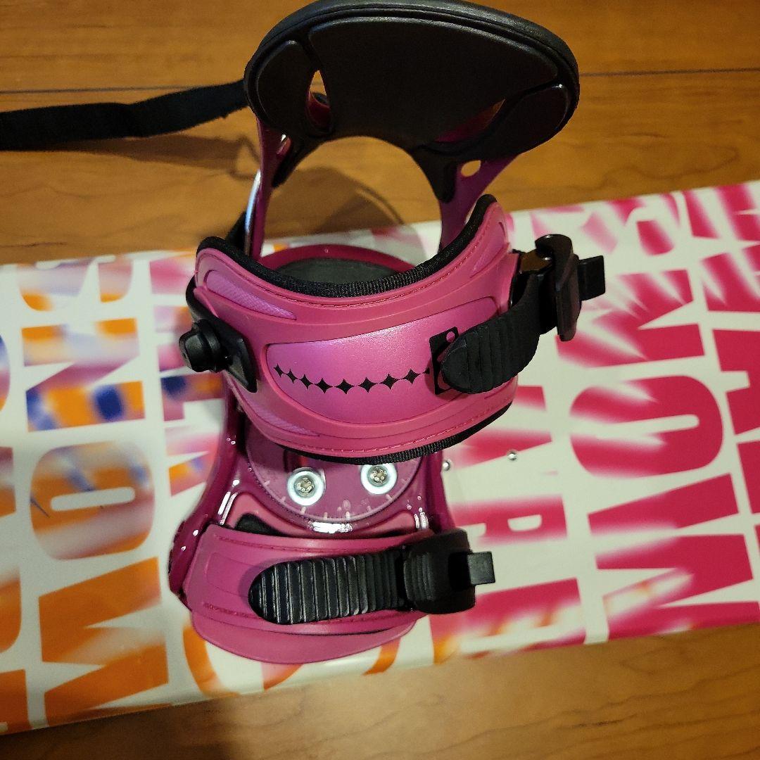 スノーボード 板 ヴィンディング AIRWALK ピンク ホワイト 145cm