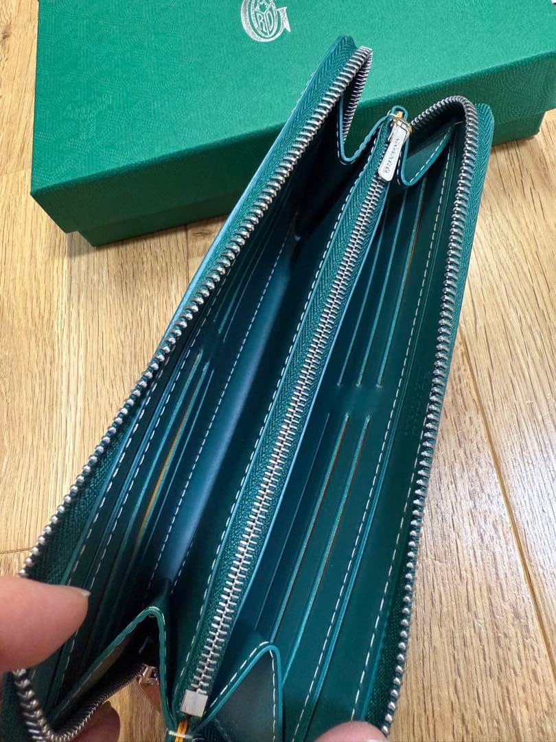 GOYARD グリーン 長財布