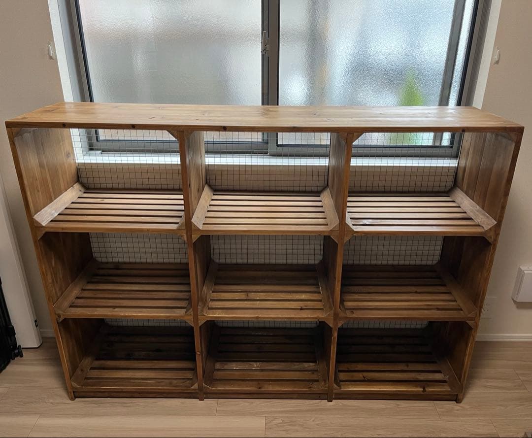 【美品】CRASH GATE クラッシュゲート アネットⅡ シェルフ 関家具