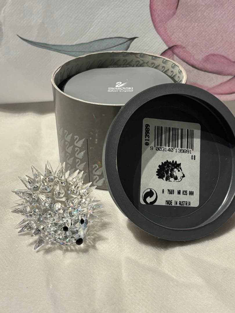 スワロフスキー　ハリネズミ3体セット