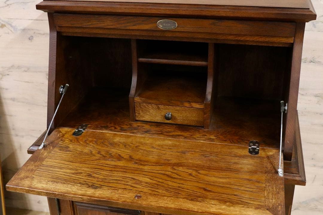 GMGS281○蝦夷民芸家具 / EZO えぞ民藝 ライティングビューロー デス