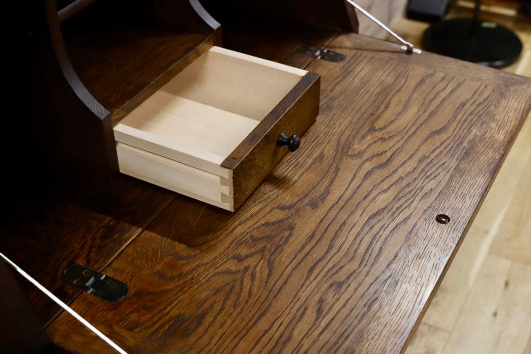 GMGS281○蝦夷民芸家具 / EZO えぞ民藝 ライティングビューロー デス