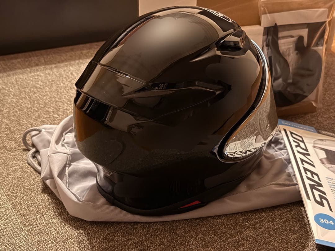 SHOEI Z8 フルフェイス ヘルメット ブラック ミラーシールド Sサイズ