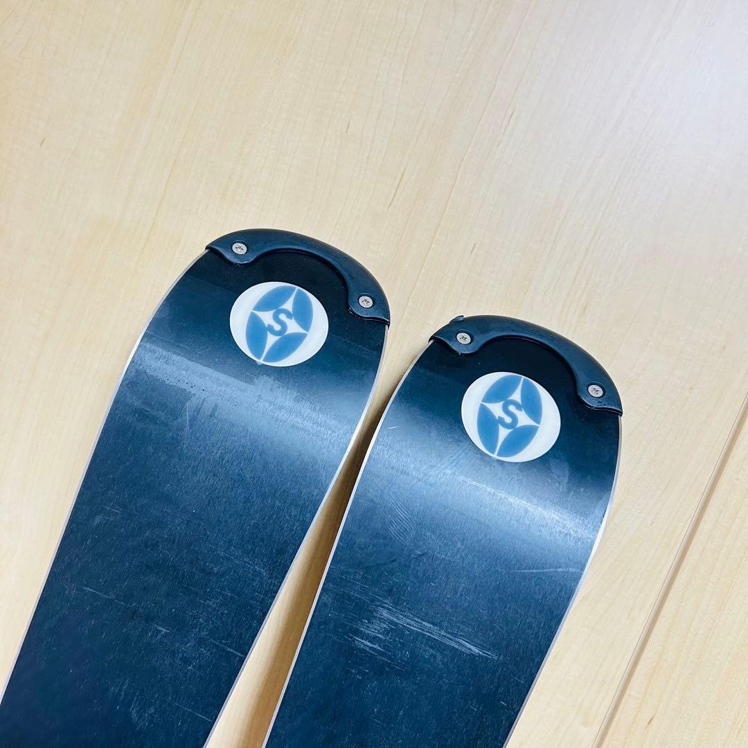 【美品】OGASAKA TC-ST 165cmスキー板 プレート付き