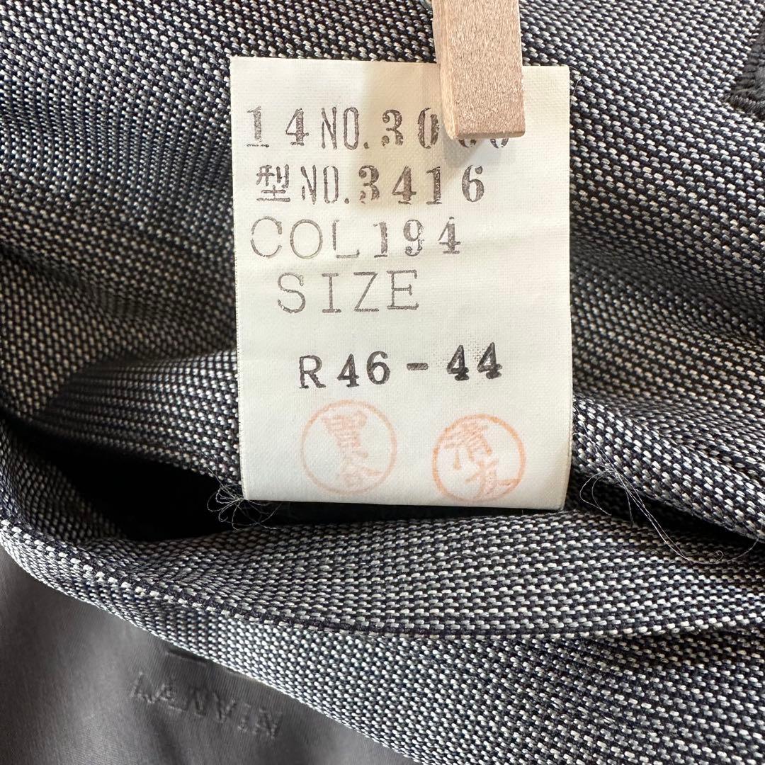 【美品】ライナー付き　LANVIN ステンカラーコート グレー　L カシミヤ混