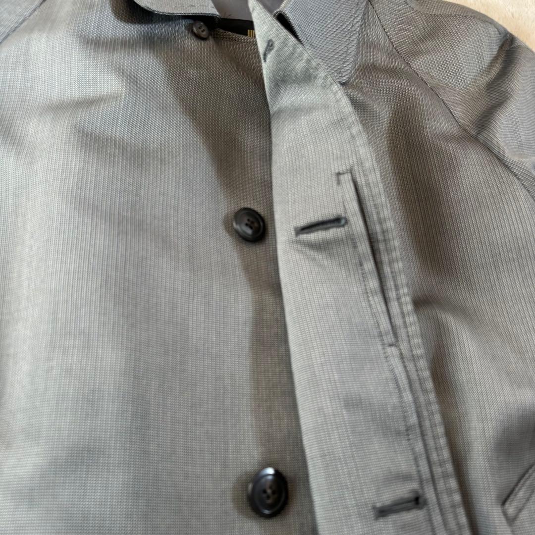 【美品】ライナー付き　LANVIN ステンカラーコート グレー　L カシミヤ混