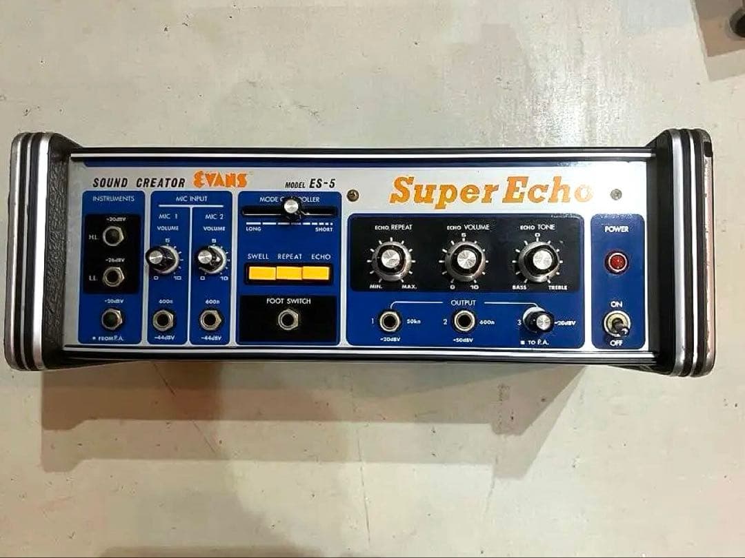 Evans Super Echo ES-5 テープエコー　動作チェック済み