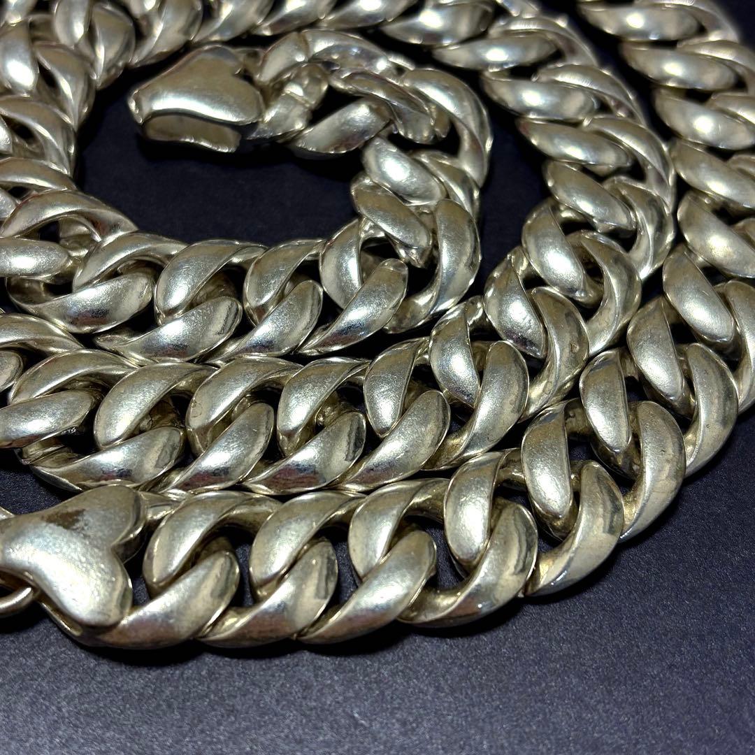 専用　US輸入　チベットシルバー　ハートフックネックレス　ヴィンテージ