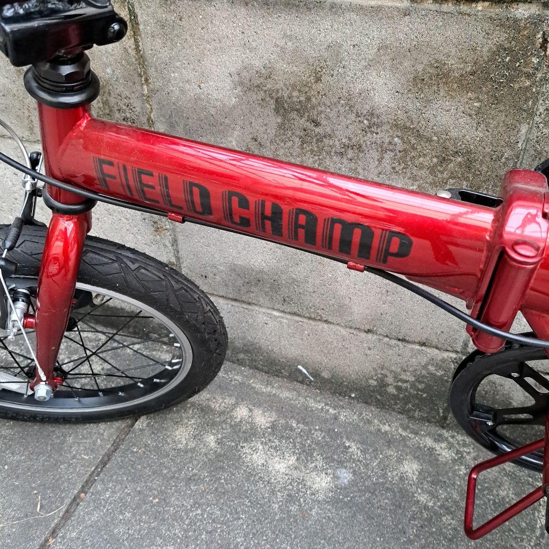 引き取り専用　フィルドチャンプ　12インチで折りたたみ自転車　レッド　美品