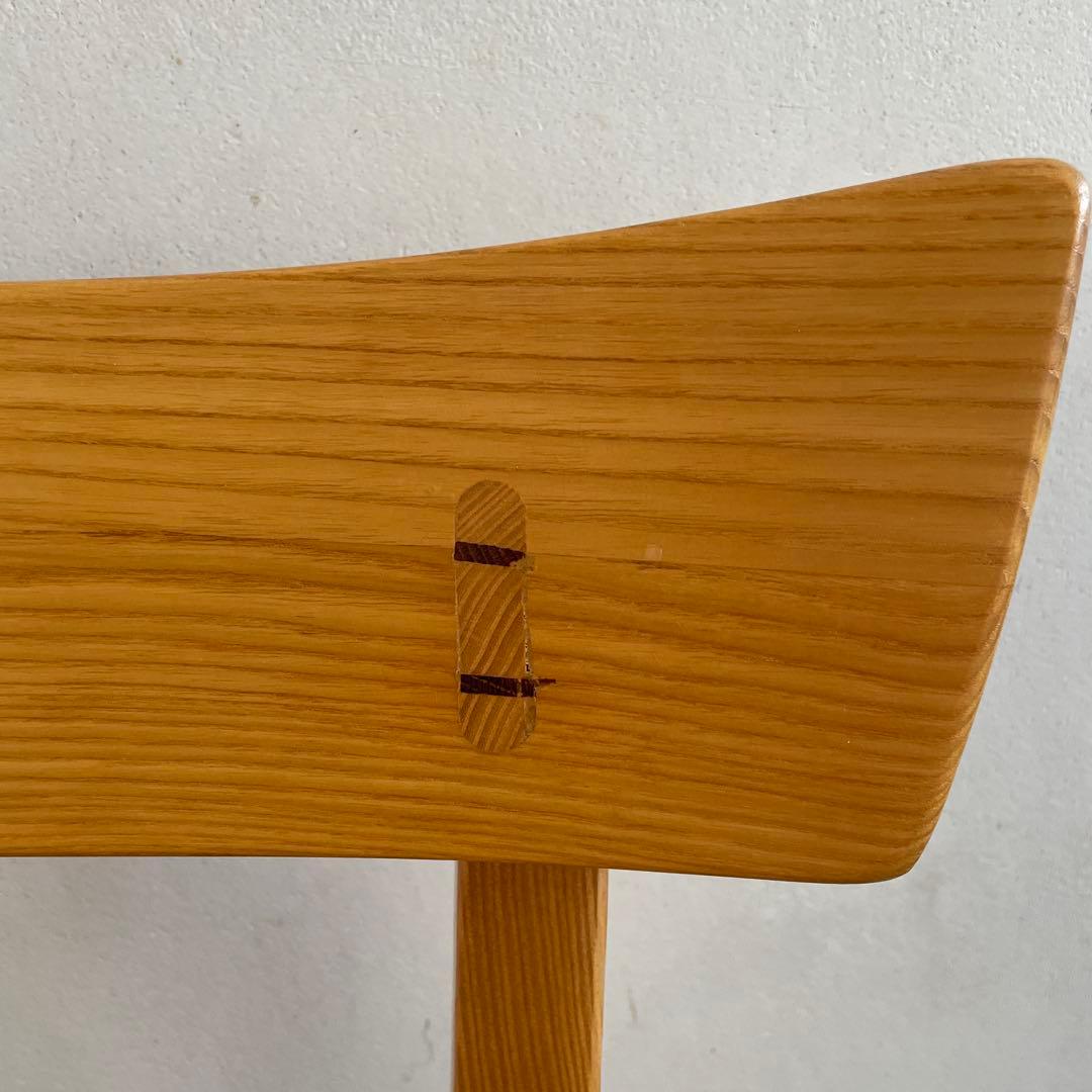 【美品】酒井製作所　ダイニングチェア　天然木　①