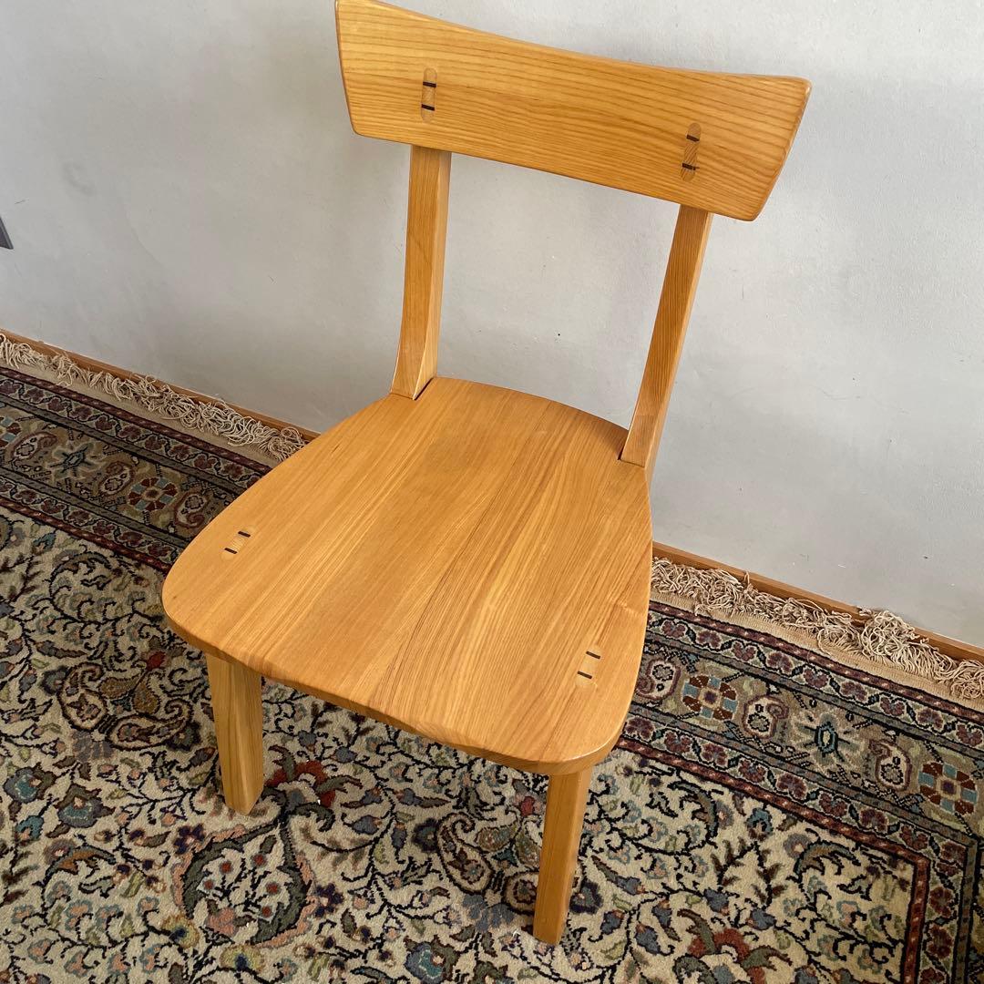 【美品】酒井製作所　ダイニングチェア　天然木　①
