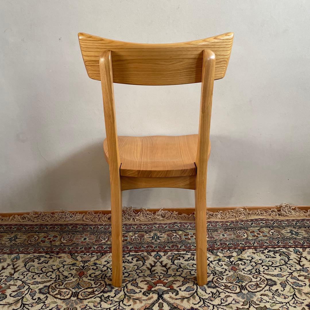 【美品】酒井製作所　ダイニングチェア　天然木　①